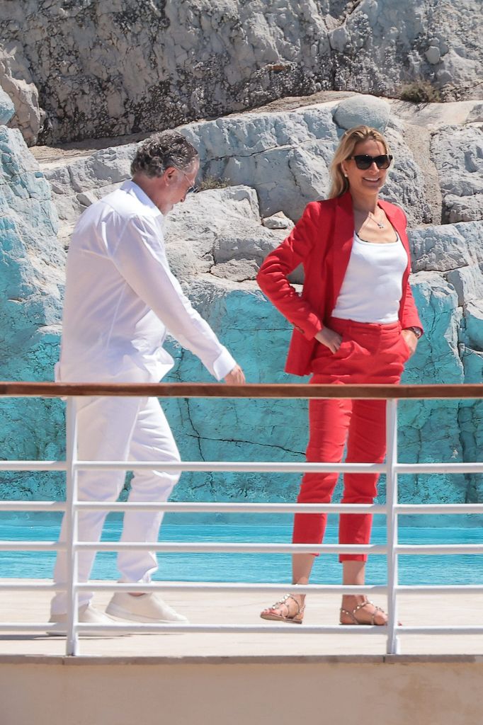 Tatiana Blatnik y Elías Sacal en Cannes