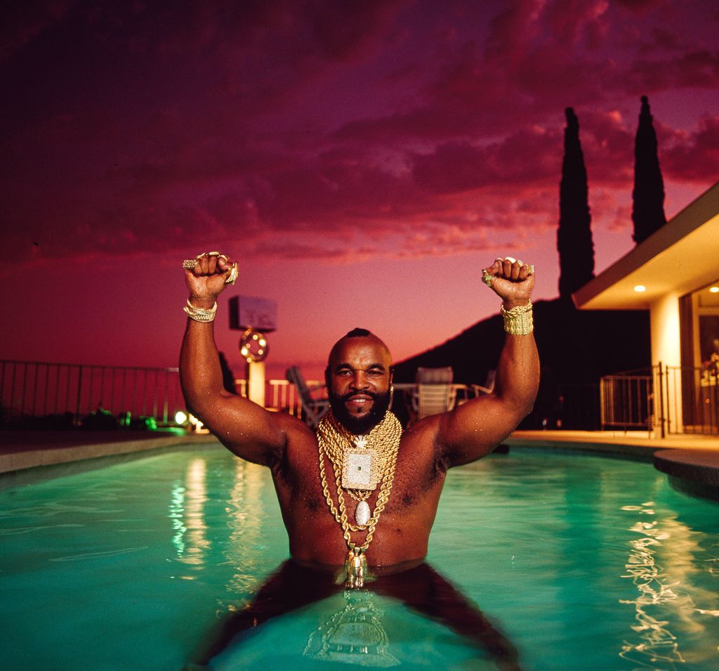 Mr T en su hogar de Los Ángeles.