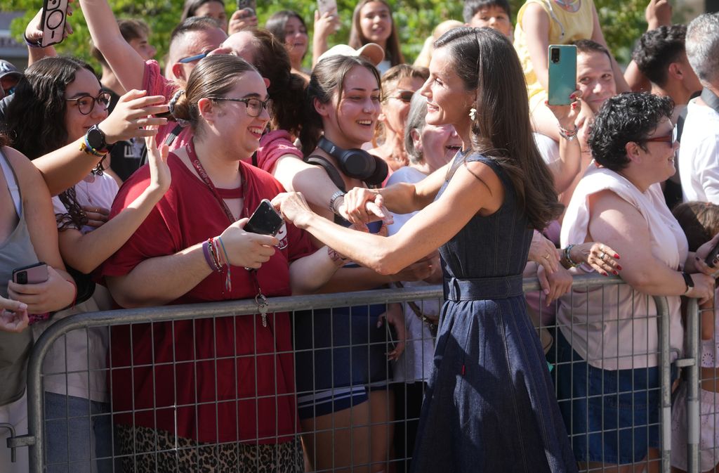 La reina Letizia en Barcelona