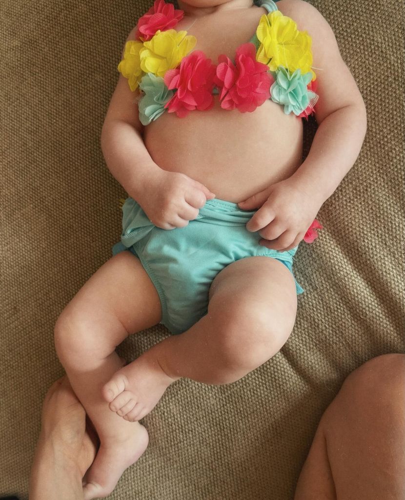 Eloísa lució adorable con sus looks playeros.