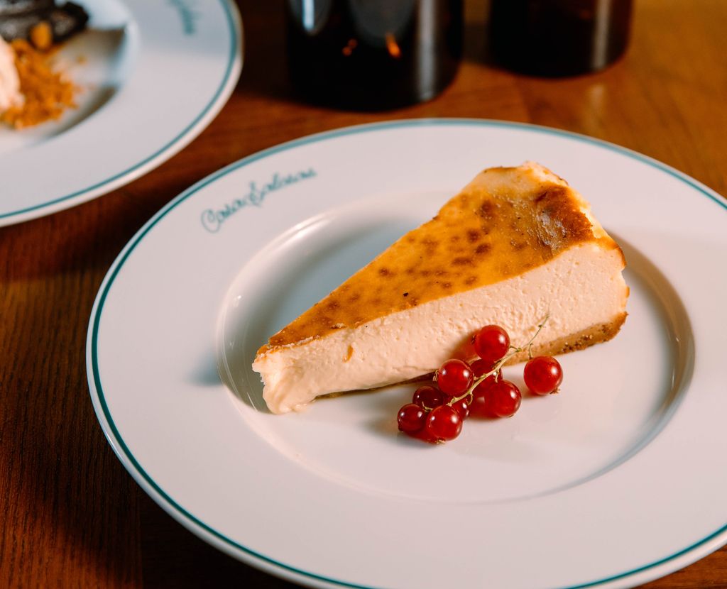 Tarta de queso, reina de los postres en Casa Salesas.