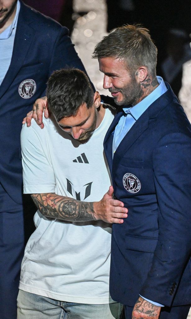 messi y david beckham