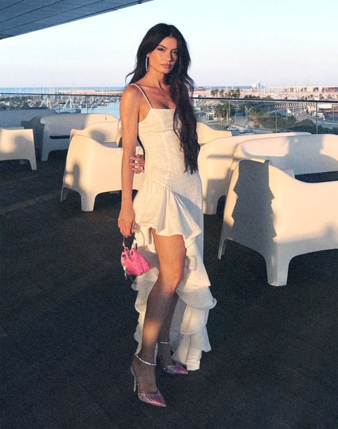 Madame de Rosa en la preboda de Teresa Andrés Gonzalvo