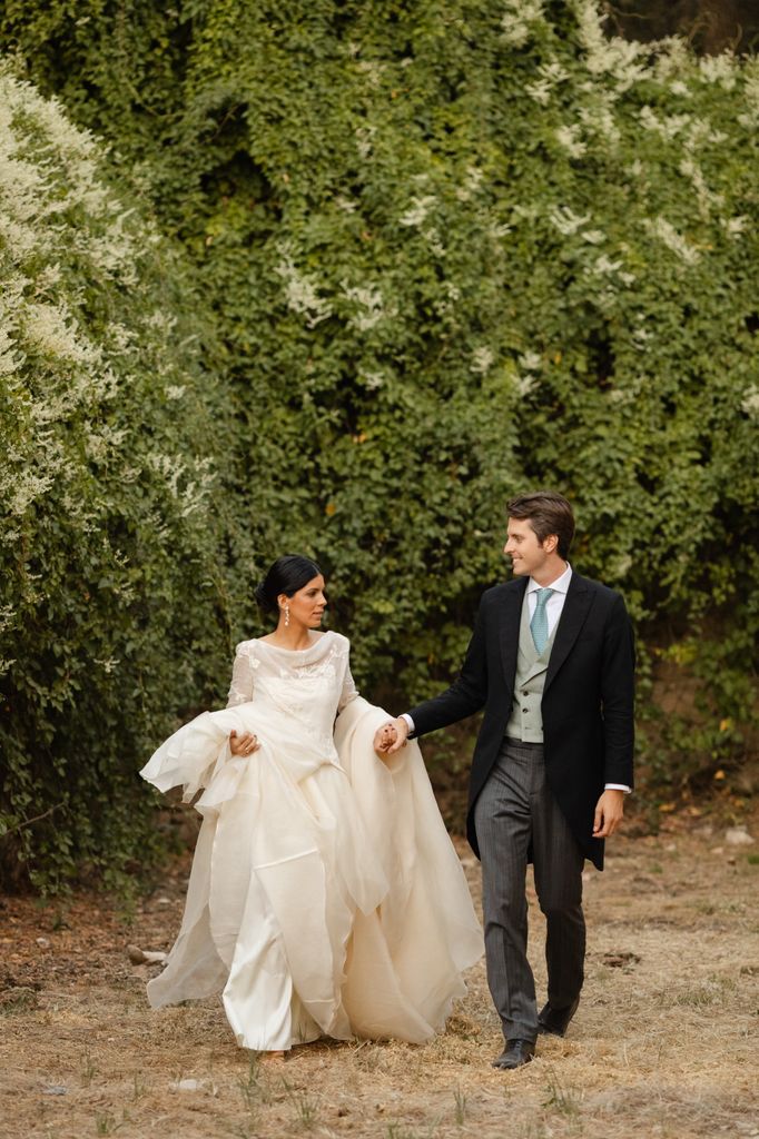 Vestido de novia diseñado por Sole Alonso para Lucía Suárez, fundadora de Deluem