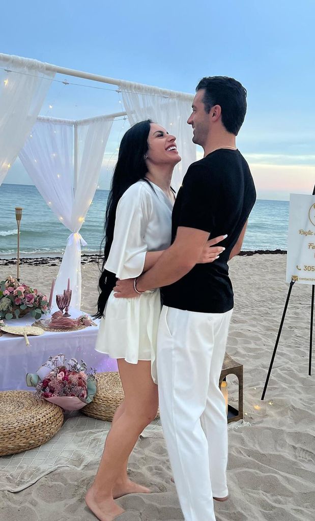 Toni Costa y Evelyn Beltrán