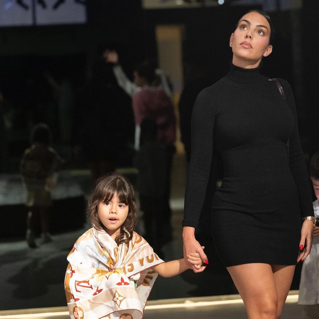 Georgina Rodríguez y su hija Eva