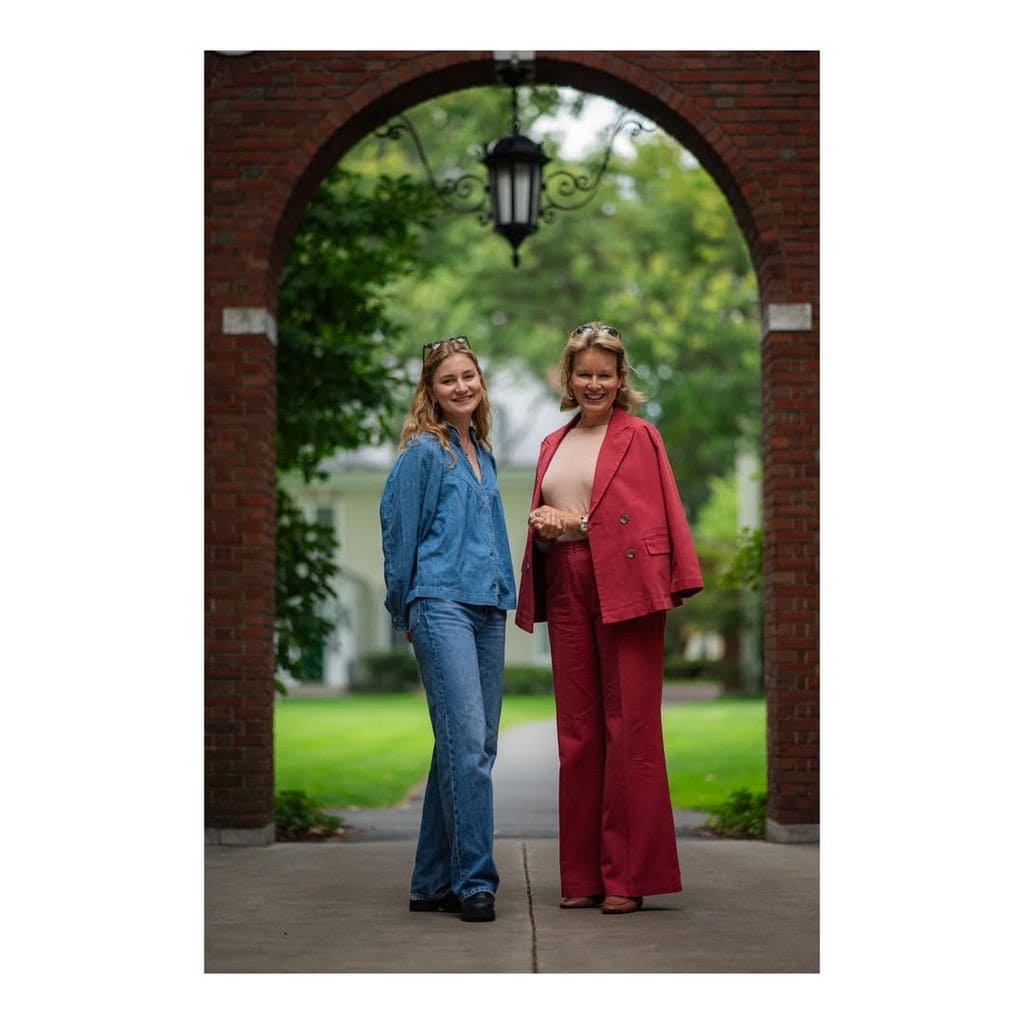 Elisabeth de Bélgica y su madre, la reina Matilde, en Boston