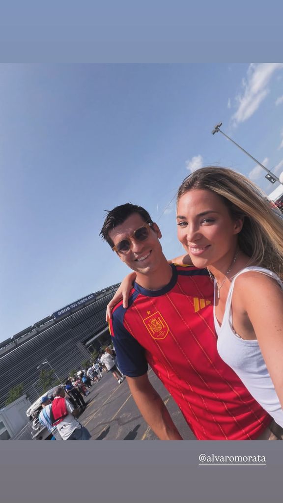 Álvaro Morata y Alice Campello, en Nueva York para ver la final del Mundial 2026
