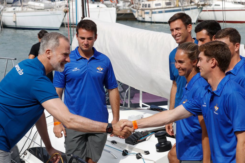 El rey Felipe en la 43 edicion de la Copa del Rey de vela de Mallorca