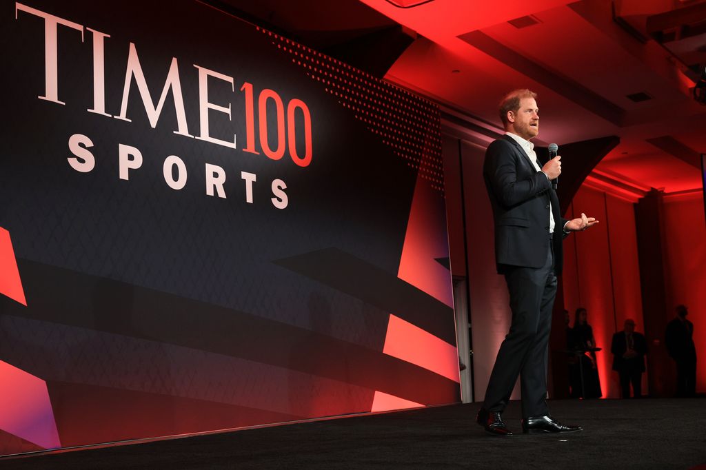 El príncipe Harry fue el dio uno de los discursos de gala deportiva