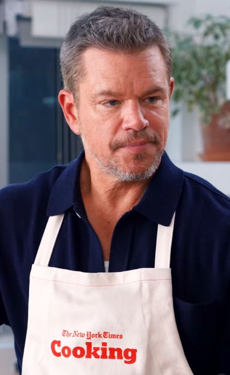 Matt Damon, durante su reciente participación en 'The Pizza Interview', popular serie de entrevistas de New York Times Cooking.