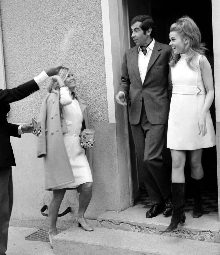La boda de Jane Fonda y Roger Vadim en Francia
