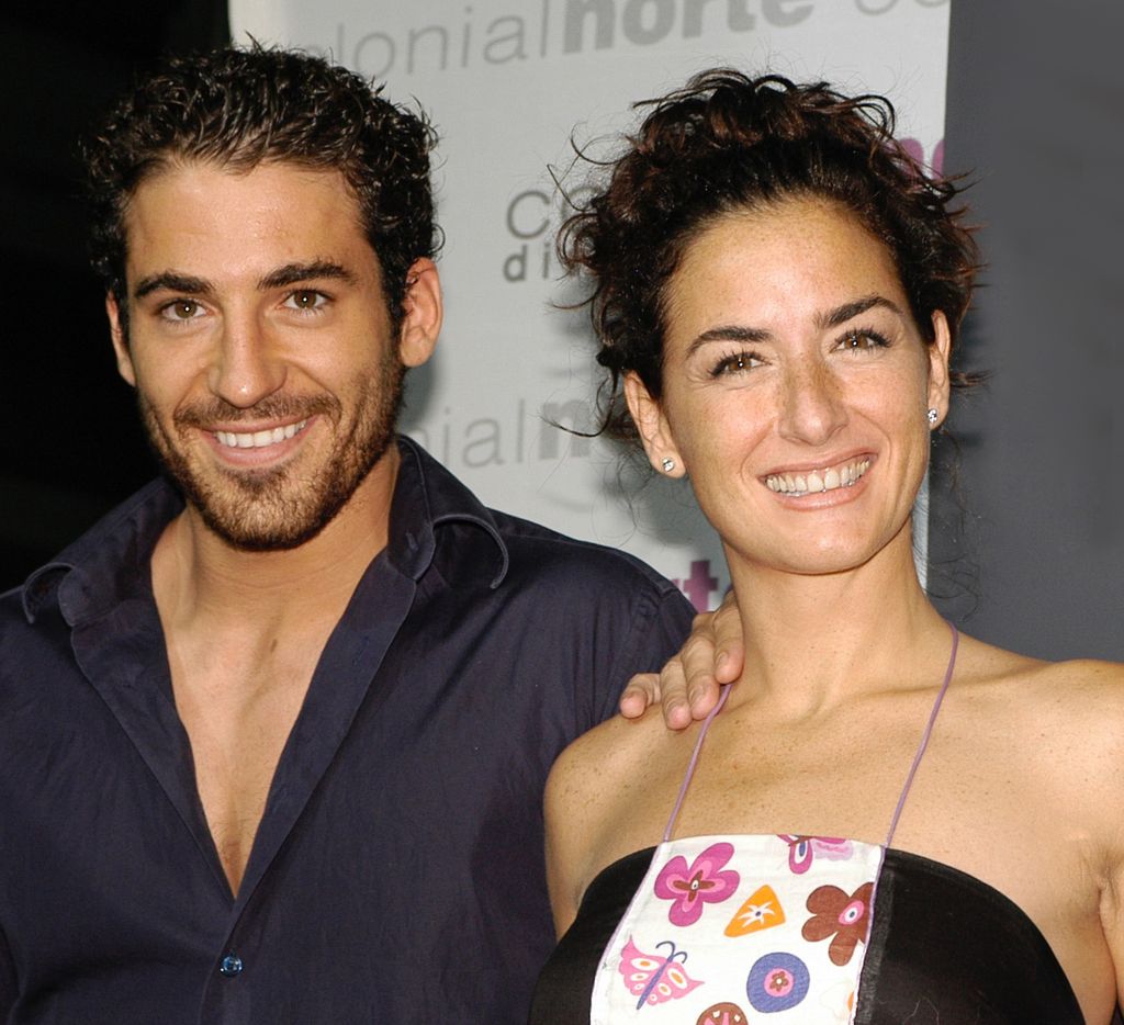 Miguel Ángel Silvestre y Belén López en el estreno de La Distancia en Madrid, en 2006
