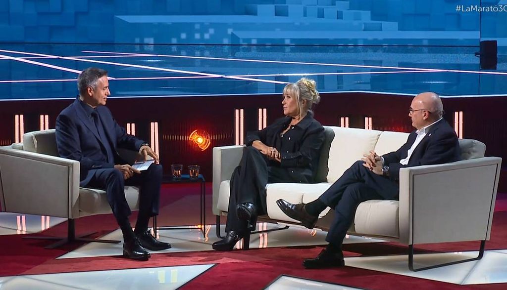 Julia Otero durante su intervención en el programa de Ramón Pellicer