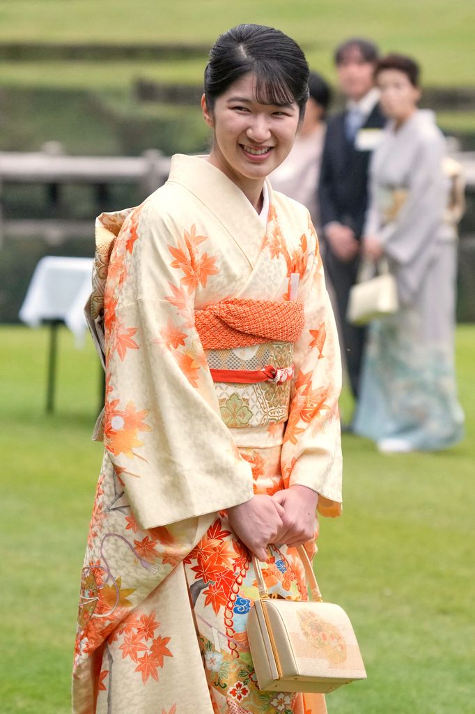 Aiko de Japón en la fiesta de otoño