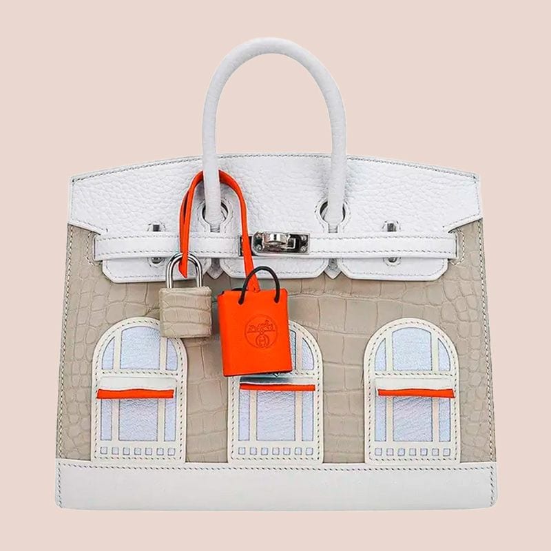 Bolso Birkin Faubourg 20 Snow