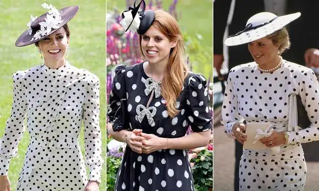 A las damas de la realeza británica siempre les han encantado los lunares