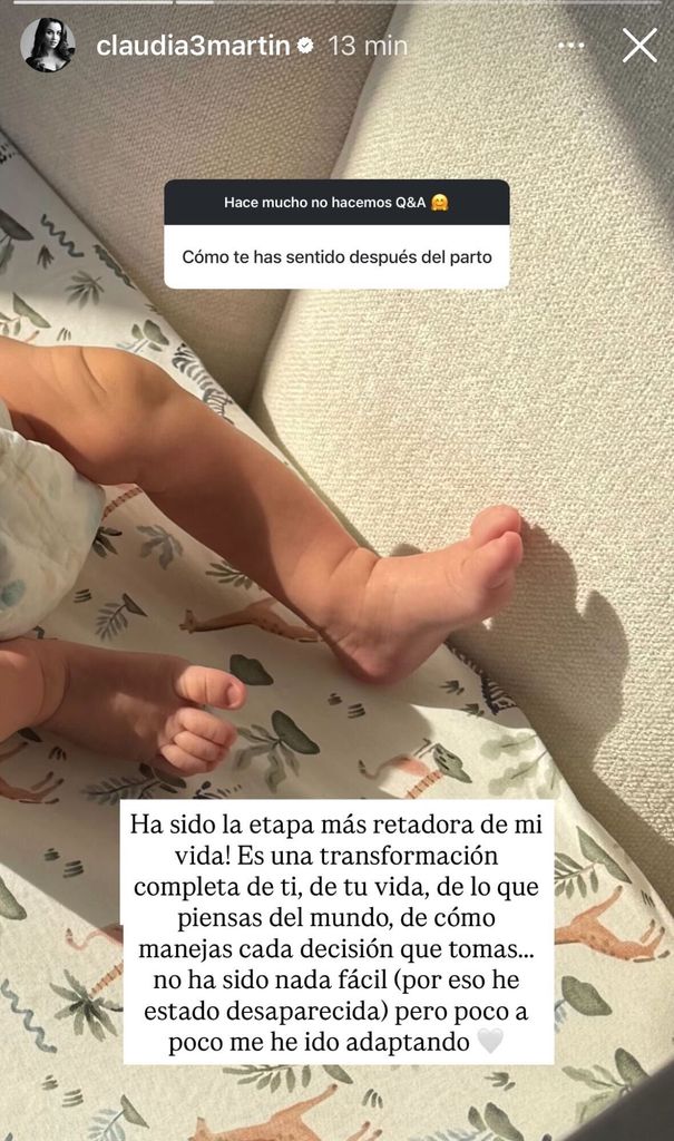 La actriz asegura que convertirse en madre ha sido el reto más grande al que se ha enfrentado. 