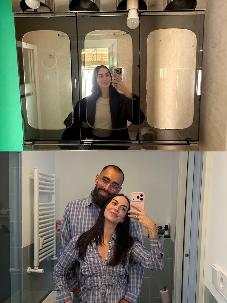 Antes y después del piso de Borja Iglesias y su novia, María Valero, en Madrid