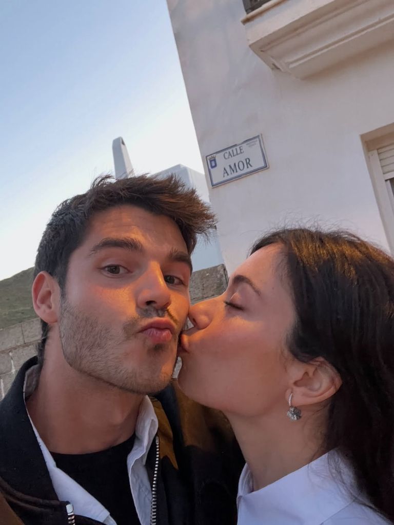 El bonito momento de la pareja