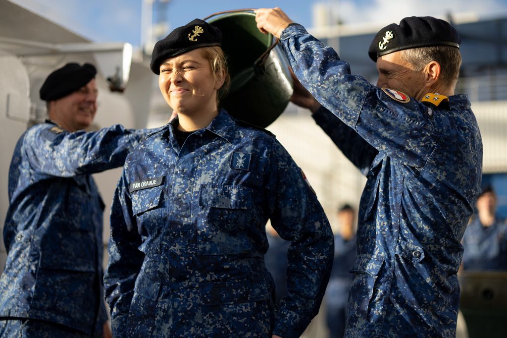 La princesa Amalia ha ascendido a sargento a bordo del buque noruego de Statsraad Lehmkuhl