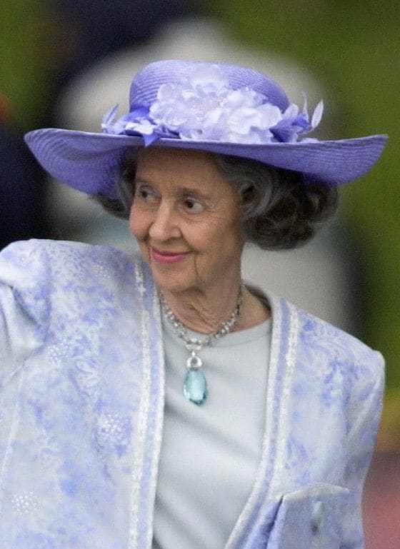 La reina Fabiola de Bélgica.