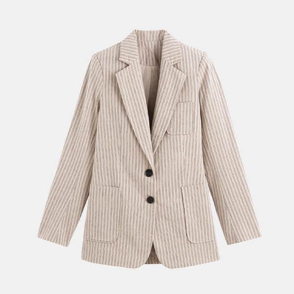 blazer rayas laredoute