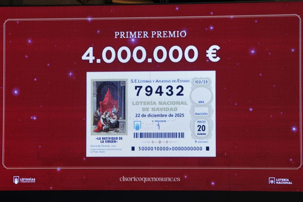 79432, el Gordo de la Lotería de Navidad
