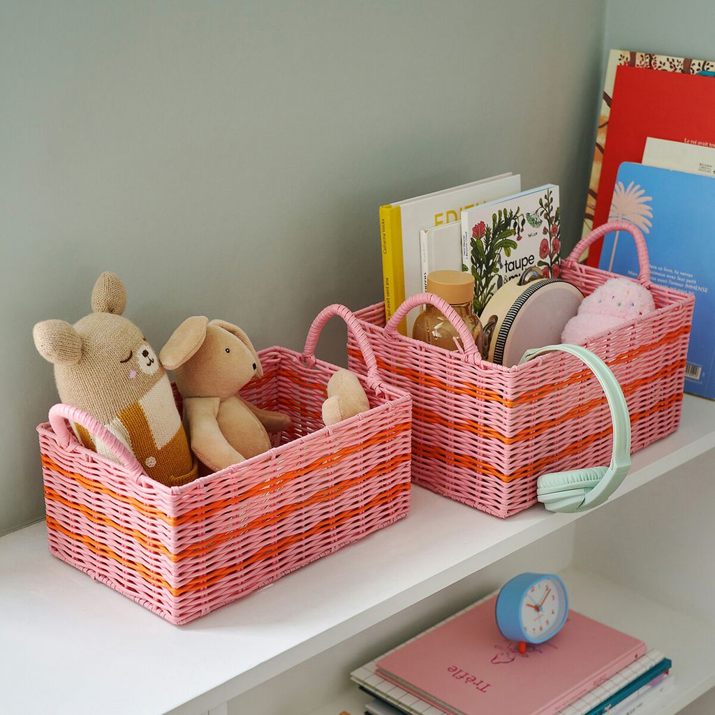 Cestas para mantener en orden la habitación infantil