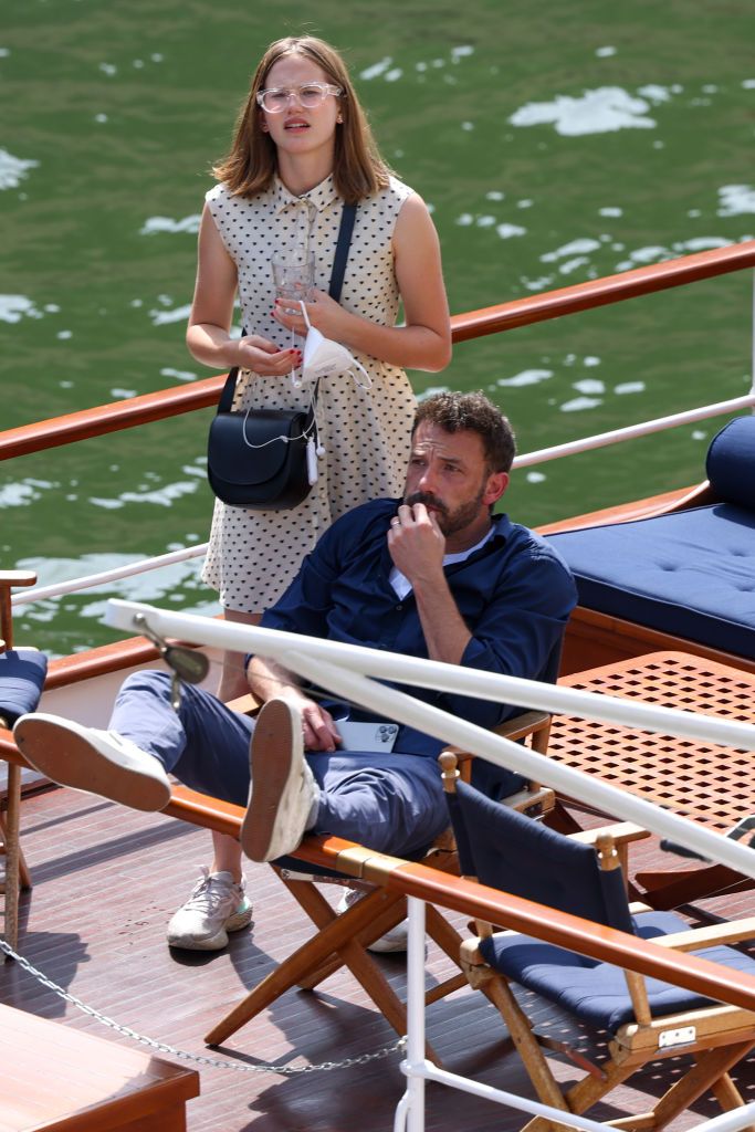 Violet y su padre, Ben Affleck