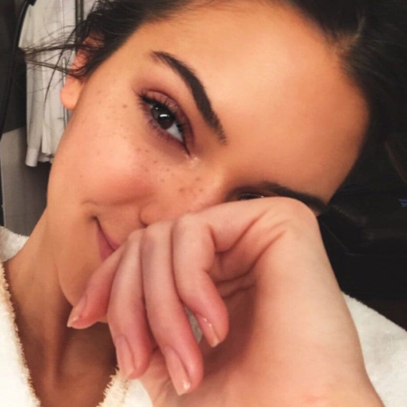 Kendall Jenner al natural