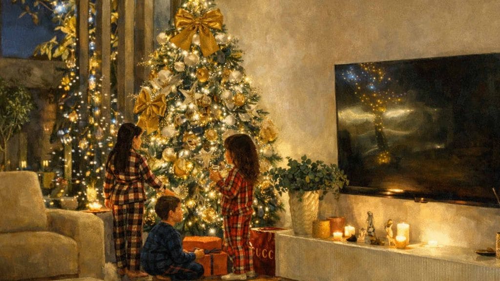 Georgina Rodríguez publicó también esta bella imagen navideña.