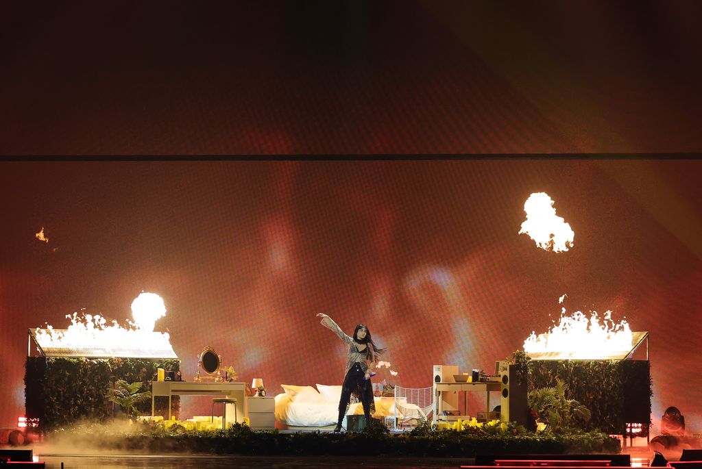 Aitana actuando en los Latin Grammy 2025 en Las Vegas