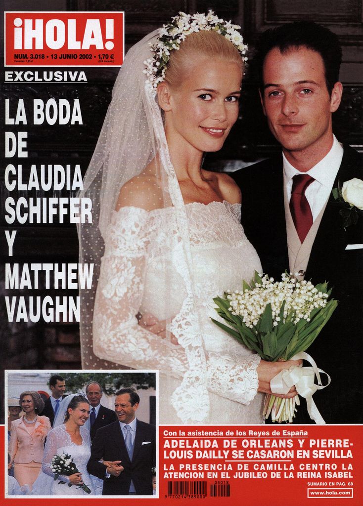 Claudia Shiffer el día de su boda