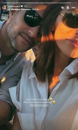 La primera fotografía de Irene y Guillermo en sus redes sociales