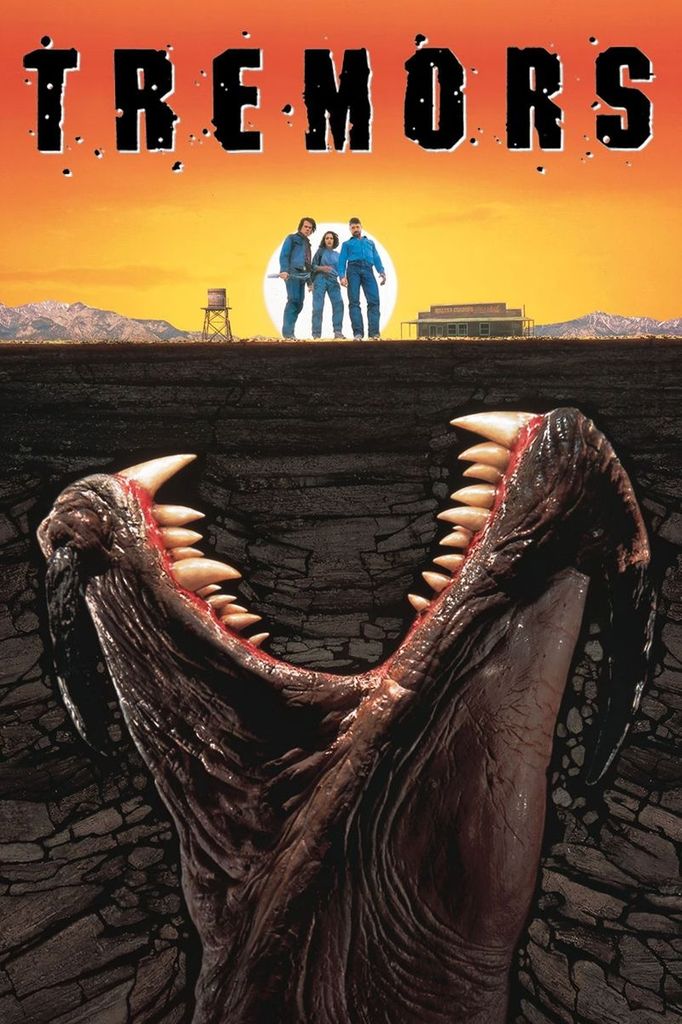 Poster de la cinta 'Tremors' (1990), protagonizada por Kevin Bacon, Fred Ward y Finn Carter