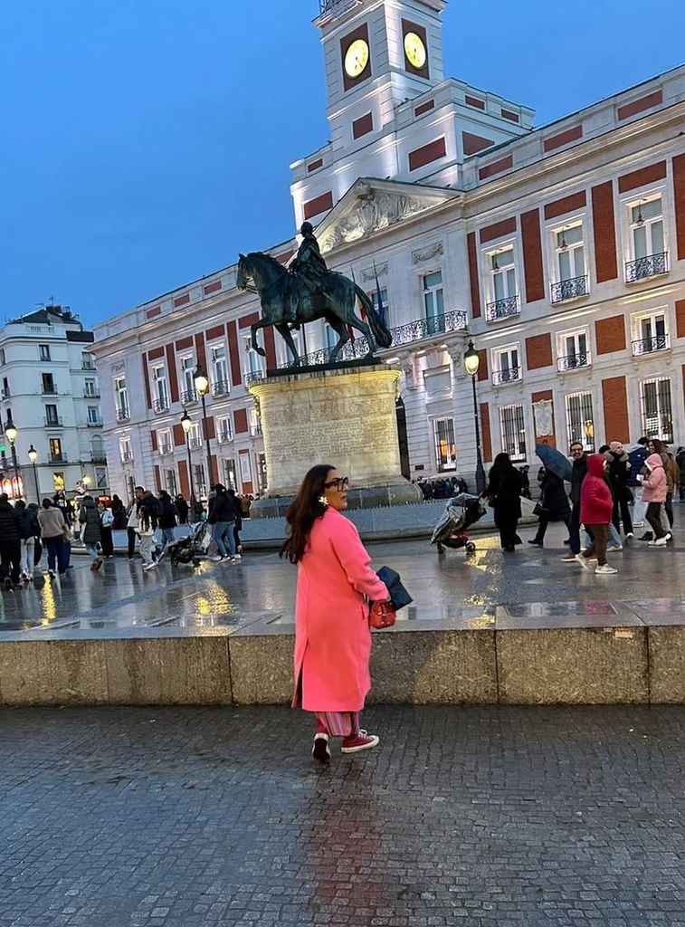 Otra instantánea de Candela Peña durante su día con su hijo