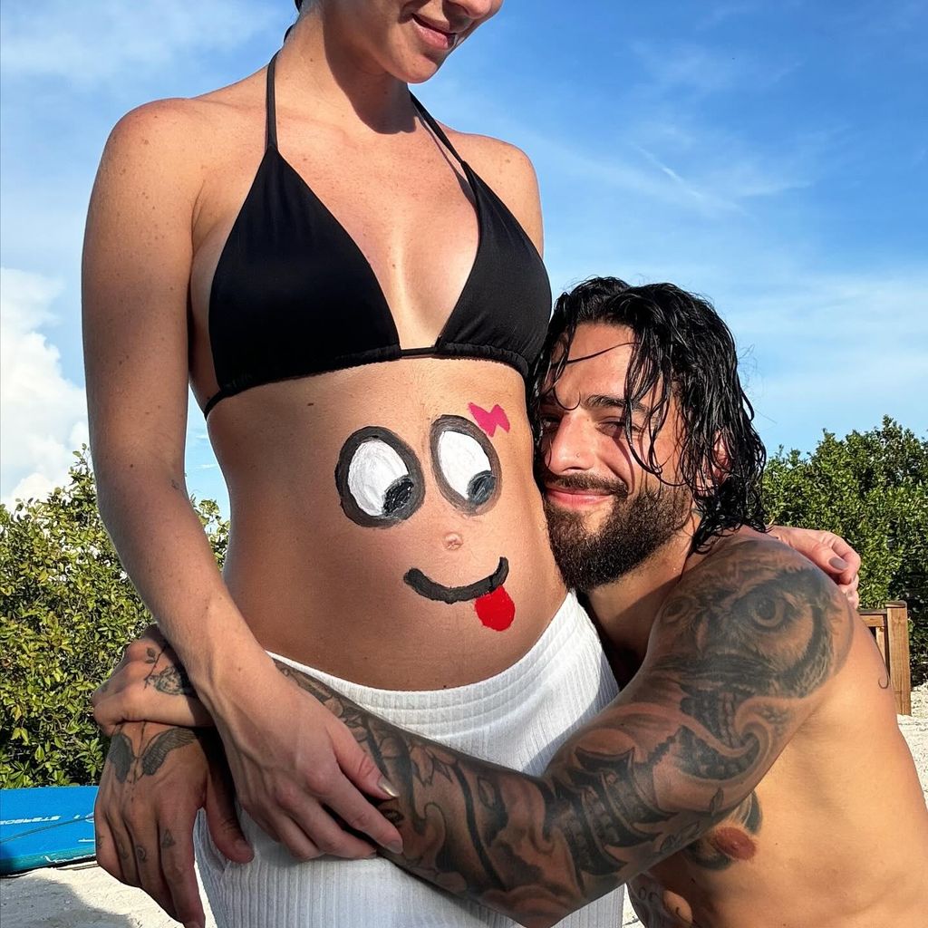 Maluma y su novia