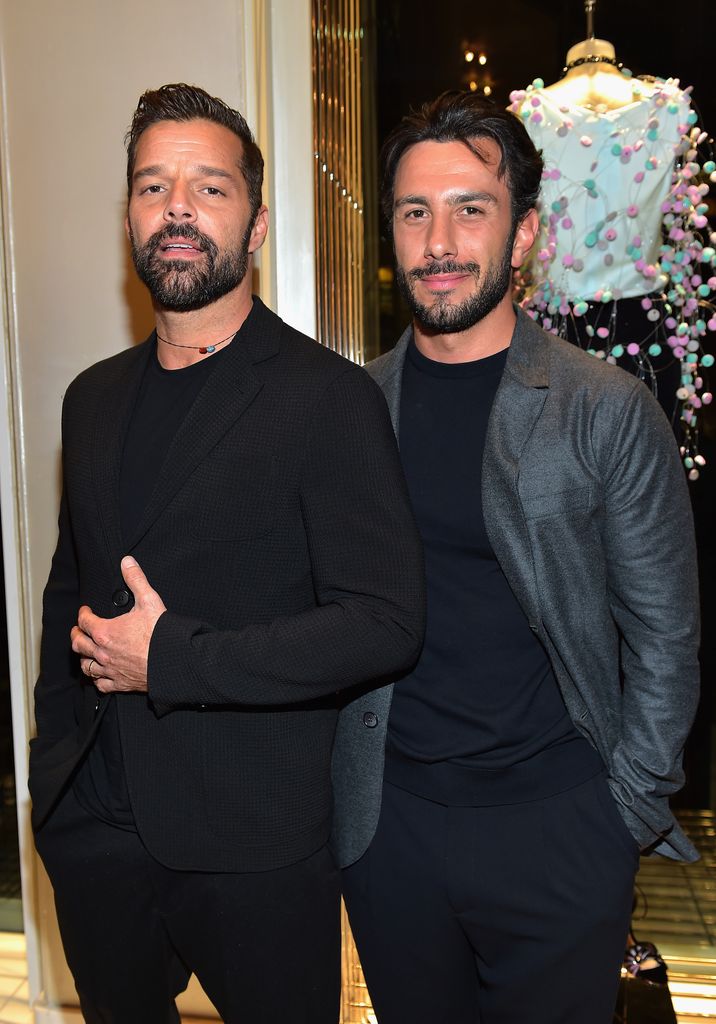Ricky Martin y Jwan Yosef en un evento en Beverly Hills, California, en marzo de 2018.