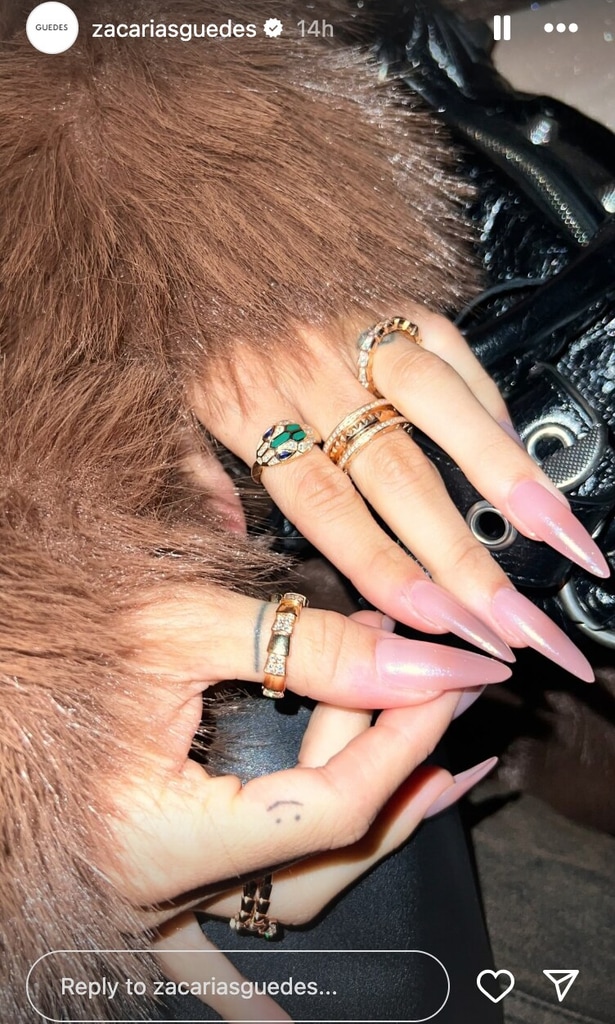 tini stoessel manicure