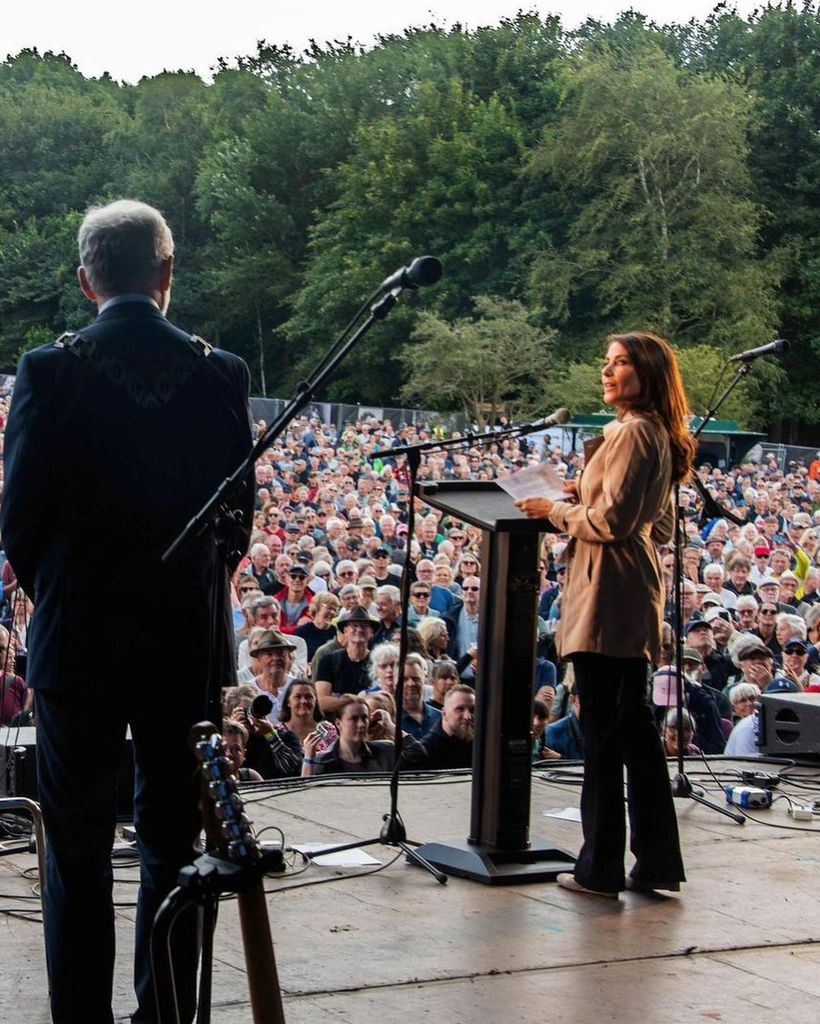 Mary de Dinamarca durante su visita al Festival de Tonder