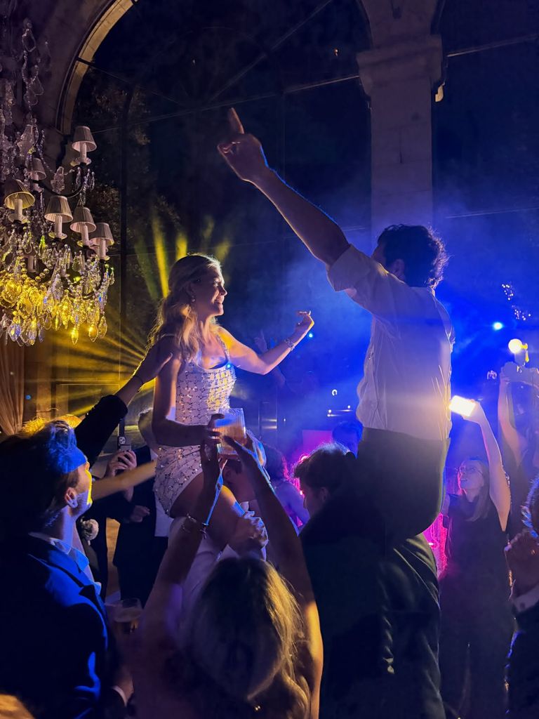 Phoebe Knatchbull en su segunda boda en Portugal con Leopold Glover