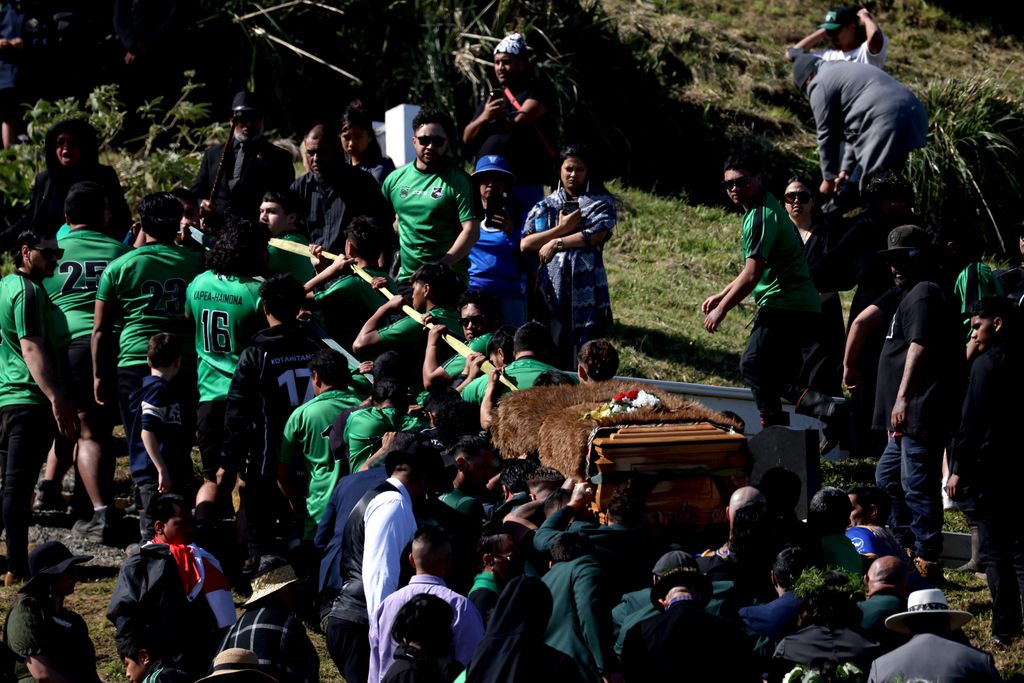 Funeral rey maorí