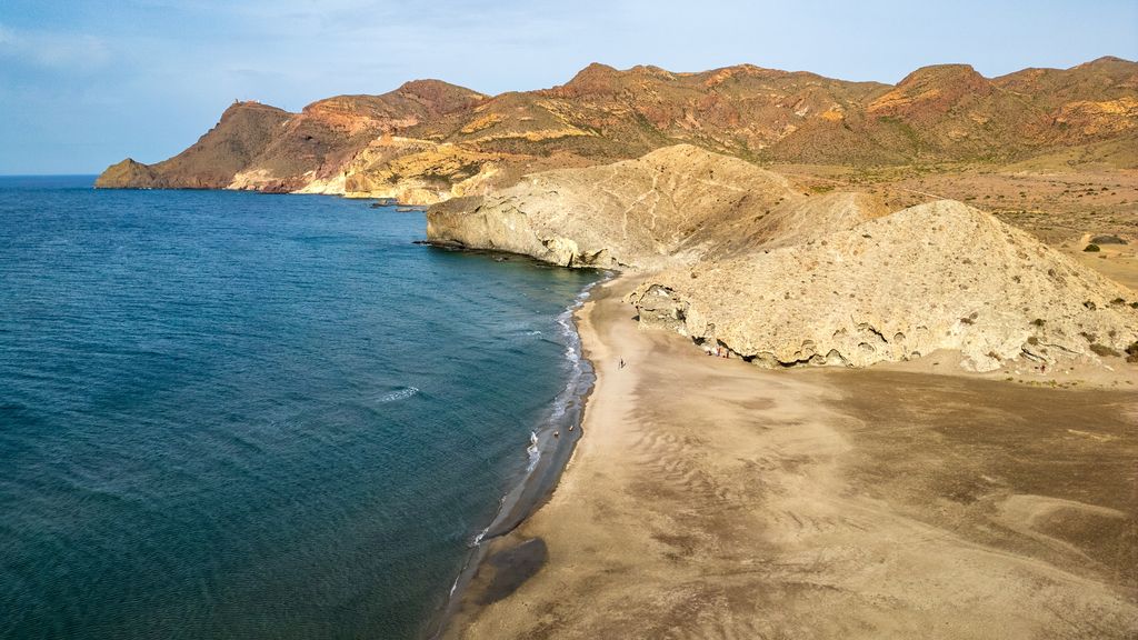Playa de Mónsul en el Cabo de Gata, Almería