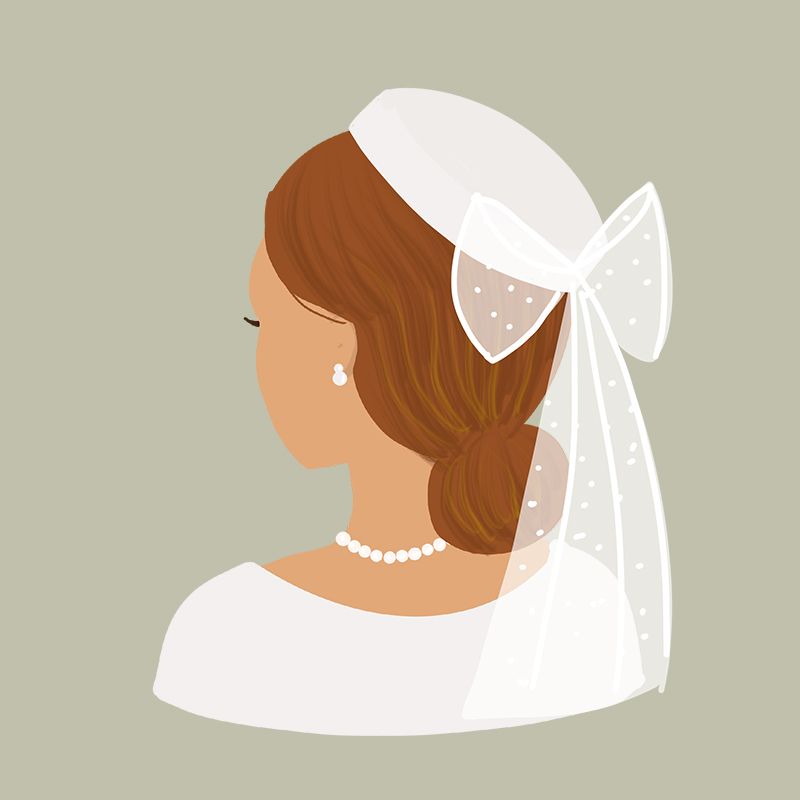 Casquete para novias