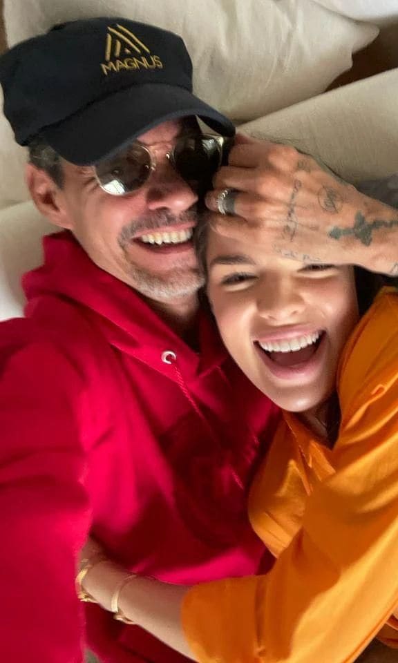 Marc Anthony y Nadia Ferreira
