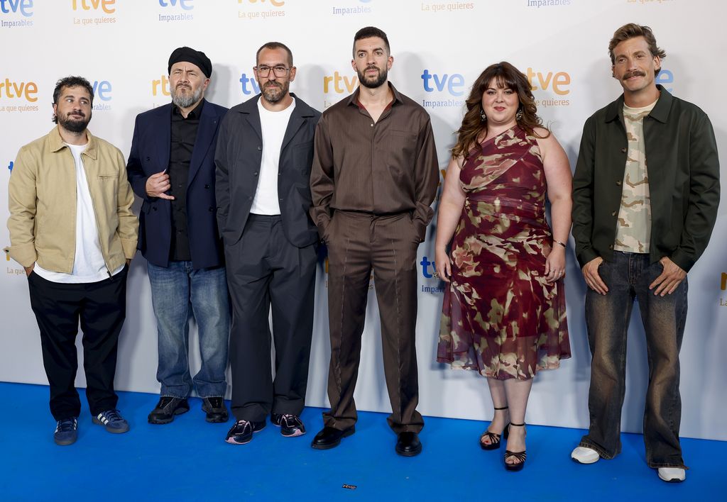 David Broncano, junto con el resto del equipo de La Revuelta, durante la presentación de la nueva temporada del programa.