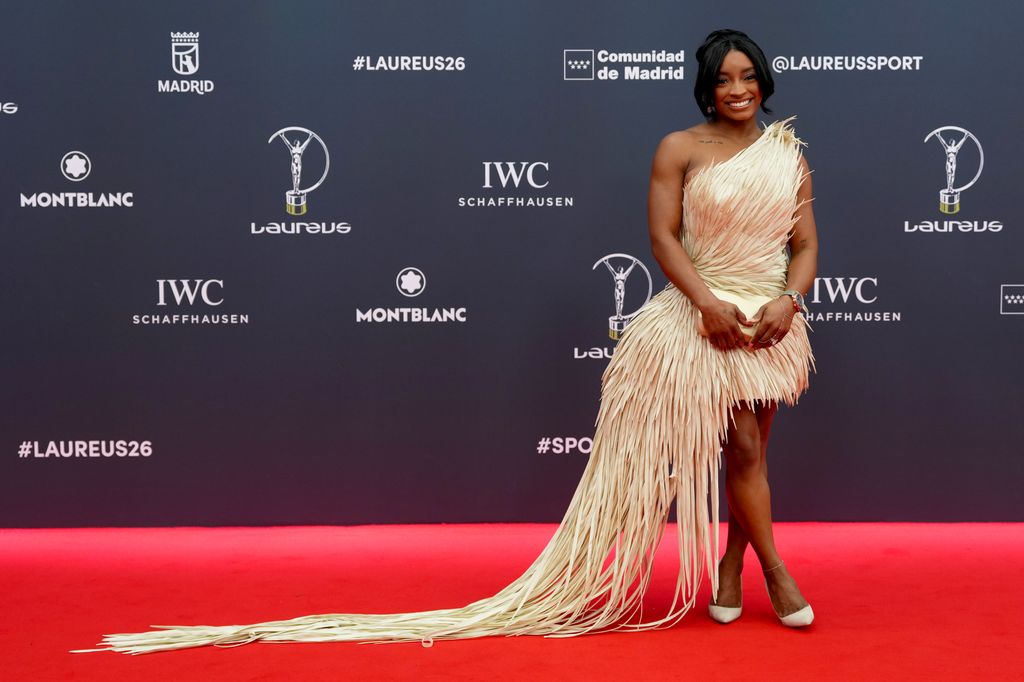 Simone Biles en los premios Laureus 2026