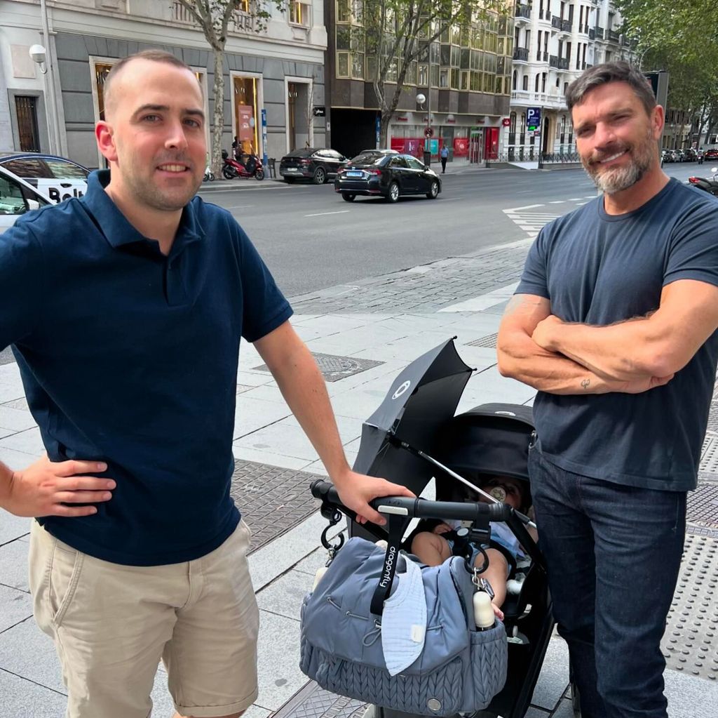 Julián tiene una estupenda relación con su yerno Iñigo Ariño.