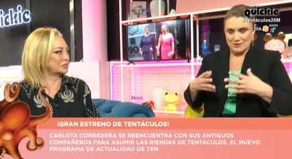 Carlota Corredera vuelve a la pequeña pantalla con 'Tentáculos'